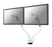 Neomounts Desk Mount Dual 10-32IN White CLMP/Grommet VESA75X75TO100X100