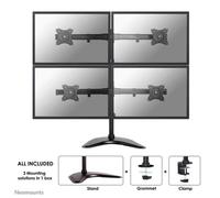 NEOMOUNTS DESK MOUNT QUAD 10-27IN BLACK
