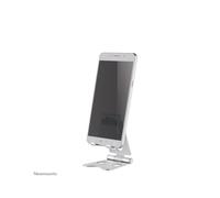 Neomounts DS10-150SL1 Support Smartphone Universel Aluminium Pliable inclinable 0-270° pour écrans jusqu'à 4.7" Largeur réglable 0-63mm Argent