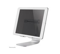 Neomounts DS15-050SL1 Support Tablette/Smartphone Aluminium Pliable inclinable 0-90° pour écran jusqu'à 11", largeur réglable 0-83mm