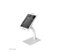 Neomounts DS15-625WH1 Support Bureau Tablette 7.9-11" Acier Blanc Rotatif 360° Inclinable -110°/+20° Verrouillable, Gestion câbles