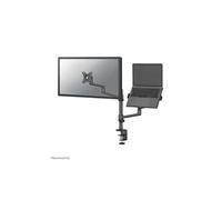 Neomounts DS20-425BL2 - Kit de montage (fixation par pince pour bureau, passe-fil de bureau, plateau pour ordinateur portable, bras pour moniteur,