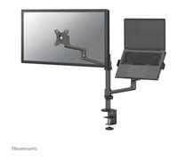 Neomounts Support de table DS20-425BL2 pour écran 17-27" noir inclinable rotatif mobile