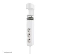 Neomounts DS22-840WH6 Multiprise de bureau avec pince et ports USB-C et USB-A - charge rapide, 1,4 m, Intérieure, Type F, Plastique, Blanc, Power Deli