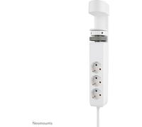 Neomounts DS22-840WH6 Neomounts DS22-840BL6 Prise de bureau triple 1,4 m blanc avec prise USB femelle