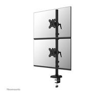 Neomounts DS60-600BL2V Bras de moniteur double 10-32', Collier de serrage/ passe-fil, 9 kg, 25,4 cm (10'), 81,3 cm (32'), 100 x 100 mm, Noir