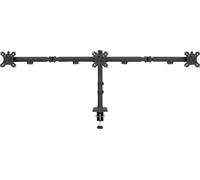 Neomounts Support sur pied pour écran DS60-600BL3 3 écrans 10–27" noir réglable inclinable