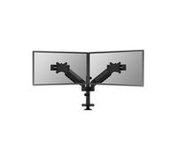 Neomounts DS65S-950BL2 Support Bureau Double Écran 24-34" 11kg VESA 75/100mm Pivotant +/-90° Inclinaison +/-70° Rotation 180° Hauteur 54cm Topfix