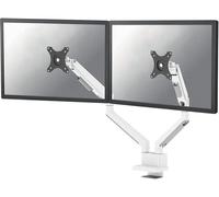 Neomounts DS70-250WH2 Support pour écran Neomounts DS70-250WH2 blanc pour 2 écrans, pince de table, perçage de table