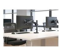Neomounts DS70-750BL1 - Kit de montage (support de montage pour bureau) - bras réglable en mouvement complet - pour Écran LCD - noir - Taille d'écran : 17"-27" - pinces montables, oeillet Noir G