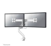 Neomounts DS75-450WH2 Support d'écran à fixer 17-32' - ressort à gaz - Topfix - arrêt 180°, Collier de serrage/ passe-fil, 43,2 cm (17'), 81,3 cm (32'