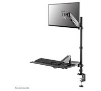 Neomounts DS90-325BL1 Station de travail assis-debout pour bureau 17-32" - ressort à gaz