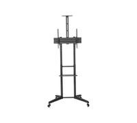 Neomounts FL50-550BL1 Support au sol mobile pour écran 37-70" - étagère multimédia et support caméra inclus
