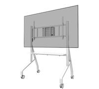 Neomounts FL50-575WH1 Support au sol mobile pour écran 65-115" - installation rapide - TÜV