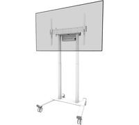 Neomounts FL55-875WH1 Chariot TV motorisé, réglable en hauteur, avec télécommande 139,7 cm (55) - 254,0 cm (100) réglable en hauteur, avec motorisation