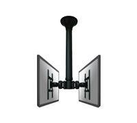 Newstar FPMA-C200D Support Plafond pour écrans Doubles 10"-40" (Dos à Dos) réglable en Hauteur Noir
