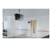 Neomounts FPMA-C340DBLACK x2 Support décran pour plafond 81,3 cm (32) - 190,5 cm (75) noir inclinable, mobile, support de plafond Noir G