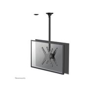 Neomounts FPMA-C340DBLACK Support Plafond Double Écran 32-75" VESA 100x100-400x400 Inclinaison 10° Pivot 360° Rotation 6° Hauteur Ajustable 106-156cm