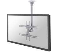 Neomounts FPMA-C400SILVER Support TV pour plafond réglable en hauteur 81,3 cm (32\ ) - 152,4 cm (60\ ) inclinable + pivotant