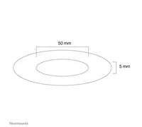 Neomounts FPMA-CRB5HM Rosace encastrable au plafond - diam. 50 mm