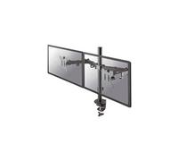 Neomounts FPMA-D550D - Kit de montage - pleine action - pour 2 écrans LCD - acier - noir - Taille d'écran : 10"-32" - pinces montables, oeillet,
