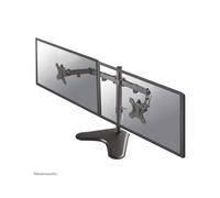 Neomounts FPMA-D550DDBLACK Support Bureau Double Écran 10-32" VESA 75x75/100x100, Inclinaison 90°, Pivot 180°, Rotation 360°, Charge 8kg, Acier