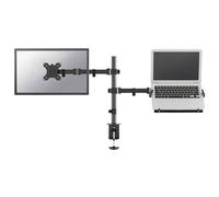 Neomounts FPMA-D550NOTEBOOK Bureau Support Double Pivot Inclinaison Plateau Noir