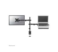 Neomounts FPMA-D550NOTEBOOK Support écran/notebook 10-32" VESA 75x75/100x100, fixation bureau pince/passe-fil, inclinaison 90°, pivot 180°, rotation 360°, charge max 8kg/4.5kg