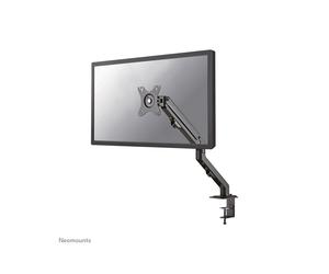 Neomounts FPMA-D650BLACK Support Bureau Ressort 17-27" VESA 75x75/100x100mm, Inclinaison 130°, Pivot 180°, Rotation 360°, Charge 7kg, Fixation Pince/Passe-fil