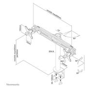 Neomounts FPMA-D700D Support d'écran à fixer 19-30"
