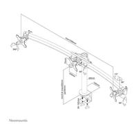 Neomounts FPMA-D700D3 Support d'écran à fixer 10-27"