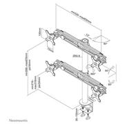 Neomounts FPMA-D700D4 Support d'écran à fixer 19-30"