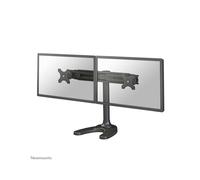 NEWSTAR FPMA-D700DD Support pour ordinateur de bureau, œillet - Pied pour 2 écrans LCD - Taille d'écran : 19""-30"" - Noir