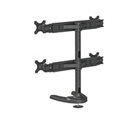 NewStar Tilt/Turn/Rotate Quad Desk Stand FPMA-D700DD4 - Pied pour 4 écrans LCD - noir - Taille d'écran : 19"-30" - ordinateur de bureau
