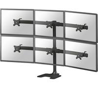 Neomounts FPMA-D700DD6 x6 Support de table pour écran 25,4 cm (10) - 68,6 cm (27) noir mobile, rotatif, inclinable