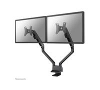 Neomounts FPMA-D750DBLACK2 Support Bureau Double 10-32" VESA 75x75/100x100 Pince/Œillet Topfix Gaz Inclinaison 170° Rotation/Pivot 180°