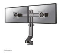 Neomounts FPMA-D860D - Kit de montage - pleine action - pour 2 écrans LCD - noir - Taille d'écran : 10"-27" - pinces montables, oeillet, montrable sur bureau Noir G