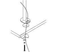Neomounts FPMA-D960GROMMET - Composant de montage (poteau, plaque passe-câble) - pour Écran LCD - noir - Taille d'écran : 10"-30" - ordinateur de bureau Noir G