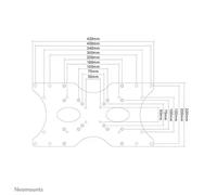 Neomounts FPMA-VESA400 Adaptateur VESA 22-52"