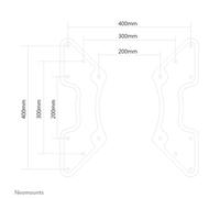 Neomounts FPMA-VESA440 composant de montage - pour Écran LCD - noir