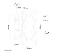 Neomounts FPMA-W815 Support d'écran mural 10-40" - orientable
