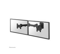 Neomounts FPMA-W960D Support Mural Double Écrans 10-27" VESA 75x75/100x100, Inclinable 180°, Pivotant 180°, Rotatif 360°, Charge 6kg par écran, Distance Mur 20.7-47cm