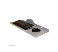 Neomounts KEYB-V100 Support Clavier/Souris Acier Argenté, Montage VESA 75x75mm, Largeur 75cm, Profondeur 23cm, Charge Max 10kg, Ajustable