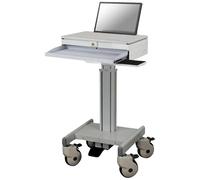 Neomounts MED-M100 Station de travail mobile médicale -17" - ressort à gaz - verrouillable Gris