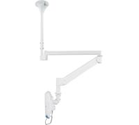 Neomounts Medical FPMA-HAC100HC Support décran pour plafond 1 Écran(s) 25,4 cm (10) - 81,3 cm (32) blanc réglable en hauteur, inclinable, mobile