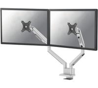 Support de bureau Next Slim Double Display NEOMOUNTS BY NEWSTAR avec pince topfix et passe-câble