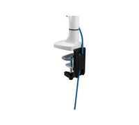 Neomounts Monitor Holder NM-D750WHITE blanc pour 2 moniteurs, pince de table, perçage de table