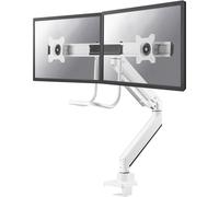 Neomounts Monitor Holder NM-D775DXWHITE noir pour 2 moniteurs, pince de table, perçage de table