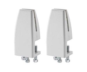 Neomounts NewStar Lot de 2 Pinces de Bureau pour NS-GLSPROTECTXXX (NS-CLMP25WHITE) pour Bureau d'épaisseur 8-25 mm