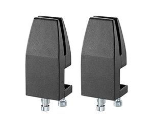 Neomounts NewStar Lot de 2 Pinces de Bureau pour NS-GLSPROTECTXXX (NS-CLMP40BLACK) pour Bureau d'une épaisseur de 25-40 mm